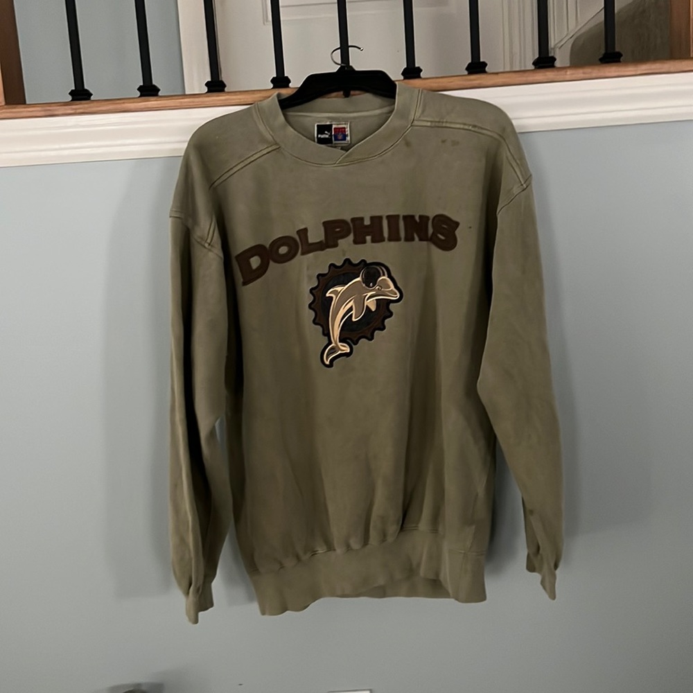 Dolphins crewneck size medium